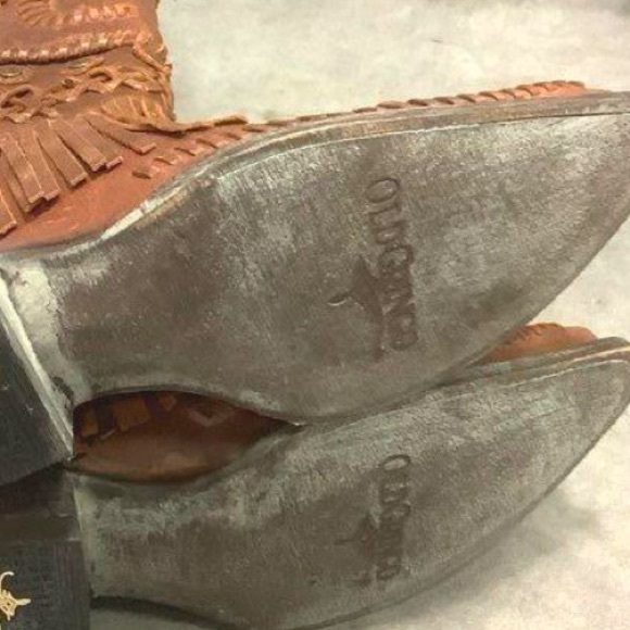 Rare Old Gringo leather Chuka moccasin boots fringe studs boho hippie RTL $695 - Picture 3 of 11